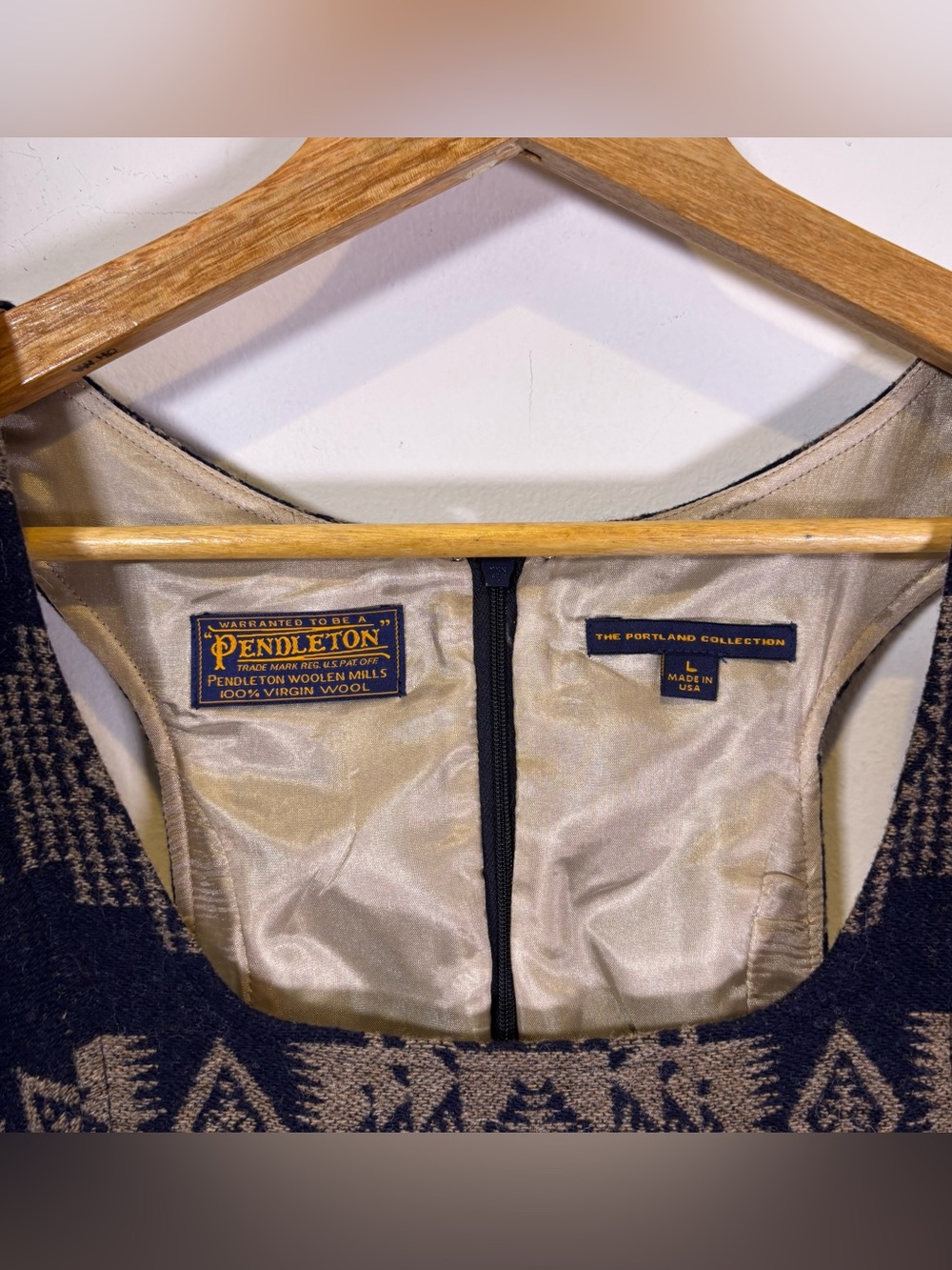 Pendleton Wool Shift Dress - Picture 2 of 8
